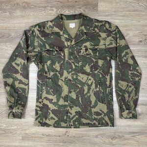 Momotaro Jeans Herringbone Camo Shirt